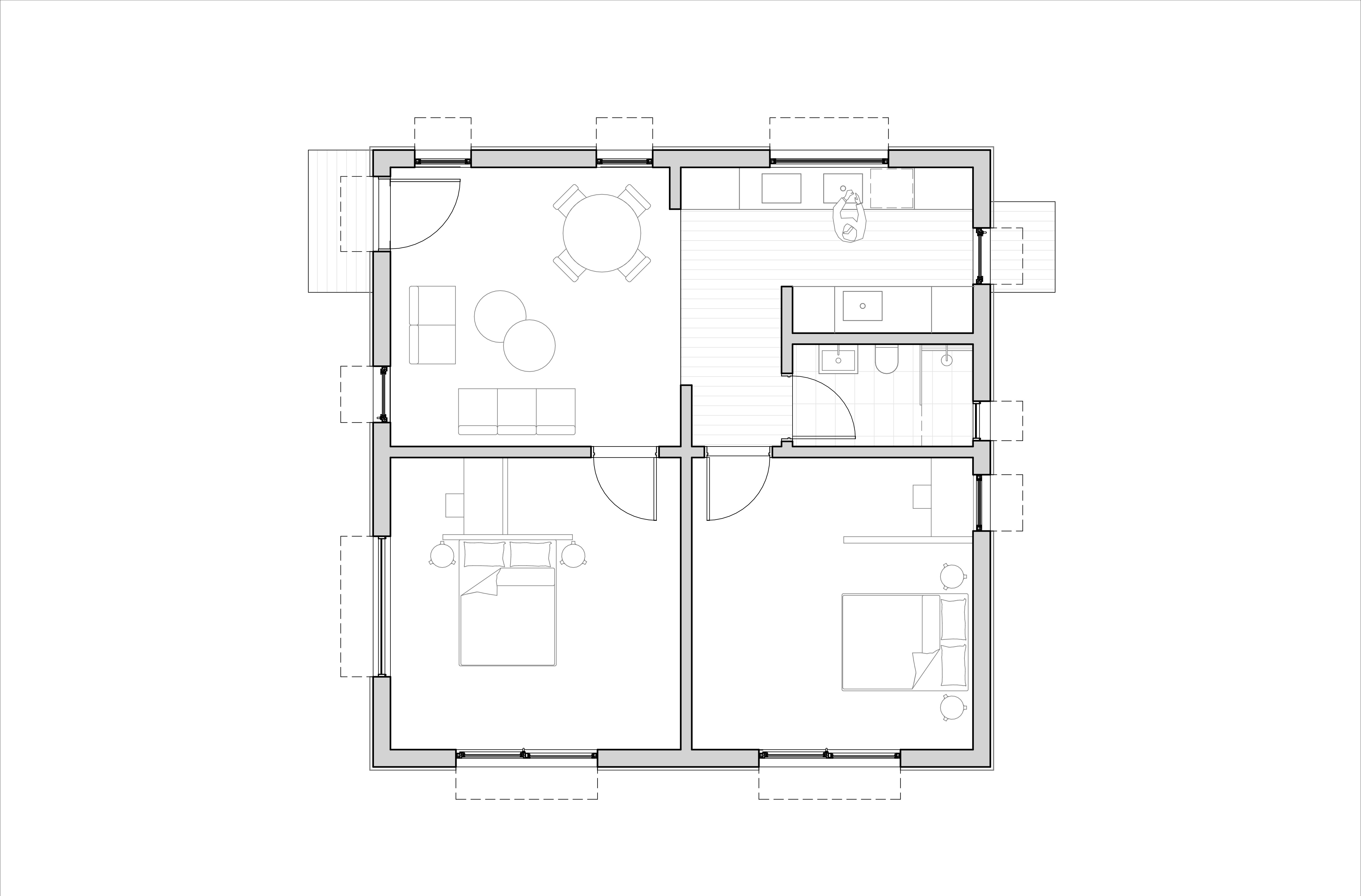 Two Bedroom floor plan